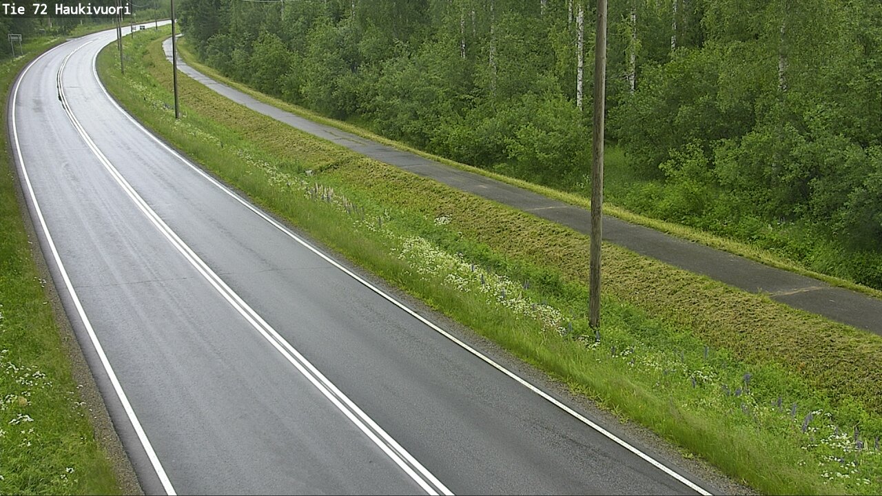 Weather Camera Image Väg 72 Haukivuori, Mikkeli, Etelä-Savo
