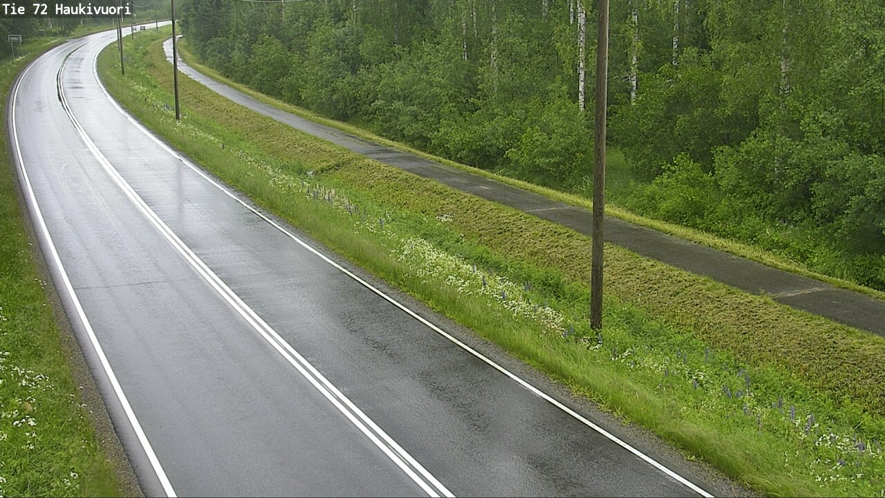 Weather Camera Image Väg 72 Haukivuori, Mikkeli, Etelä-Savo