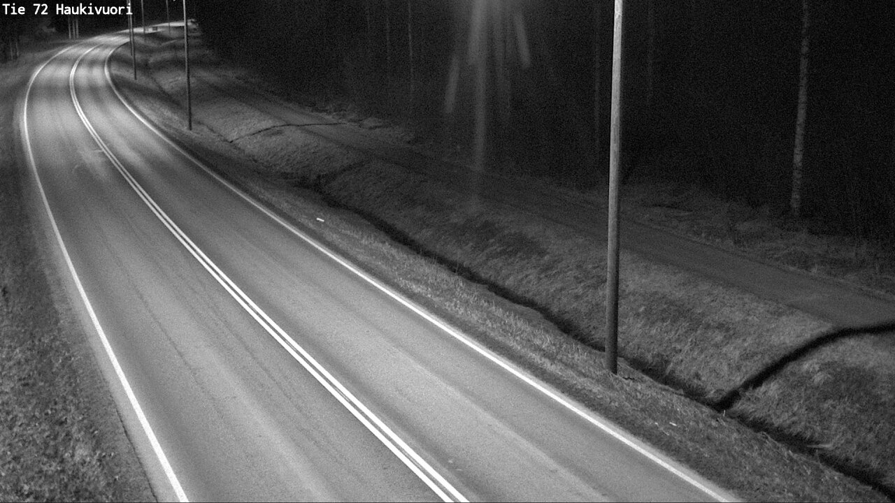 Weather Camera Image Road 72 Haukivuori, Mikkeli, Etelä-Savo