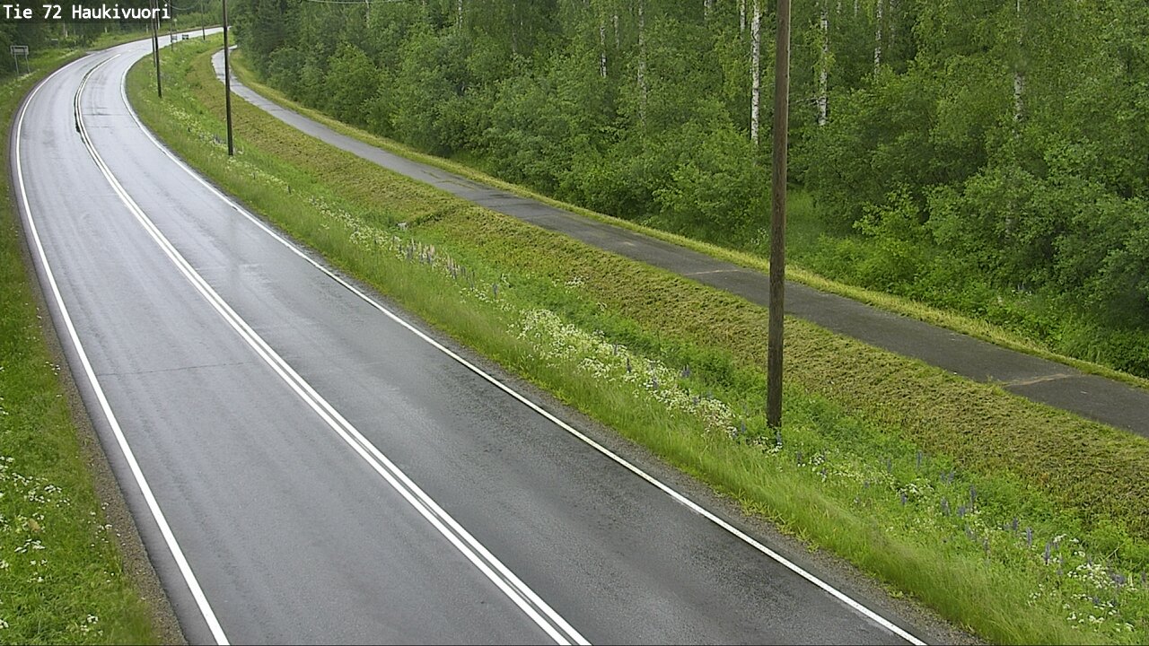 Weather Camera Image Väg 72 Haukivuori, Mikkeli, Etelä-Savo