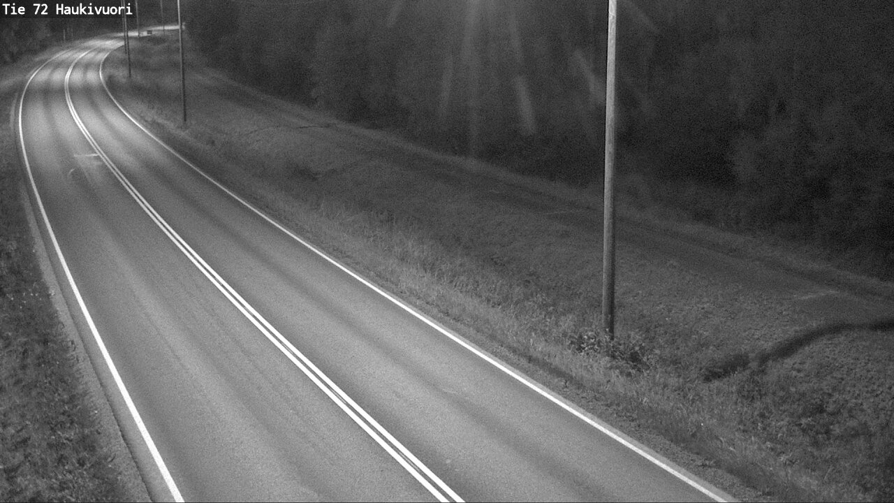 Weather Camera Image Road 72 Haukivuori, Mikkeli, Etelä-Savo