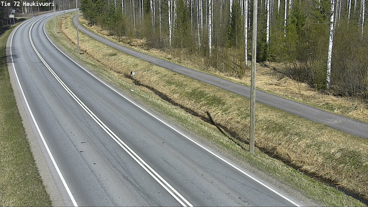 Weather Camera Image Väg 72 Haukivuori, Mikkeli, Etelä-Savo
