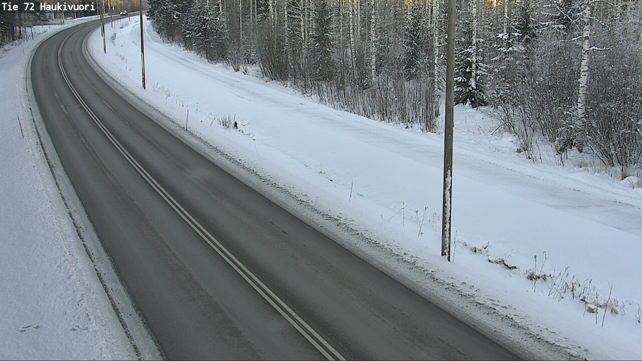 Weather Camera Image Väg 72 Haukivuori, Mikkeli, Etelä-Savo