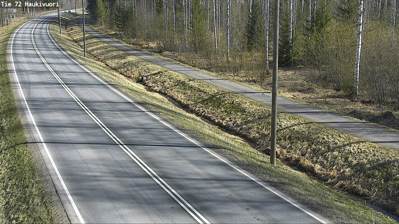Weather Camera Image Väg 72 Haukivuori, Mikkeli, Etelä-Savo