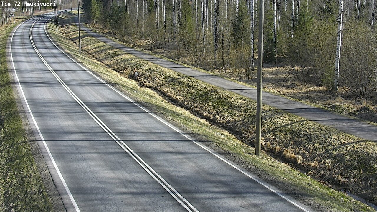 Weather Camera Image Väg 72 Haukivuori, Mikkeli, Etelä-Savo