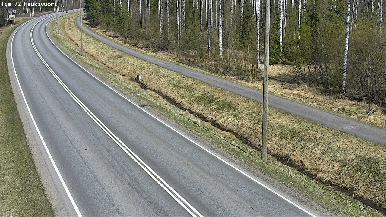 Weather Camera Image Väg 72 Haukivuori, Mikkeli, Etelä-Savo