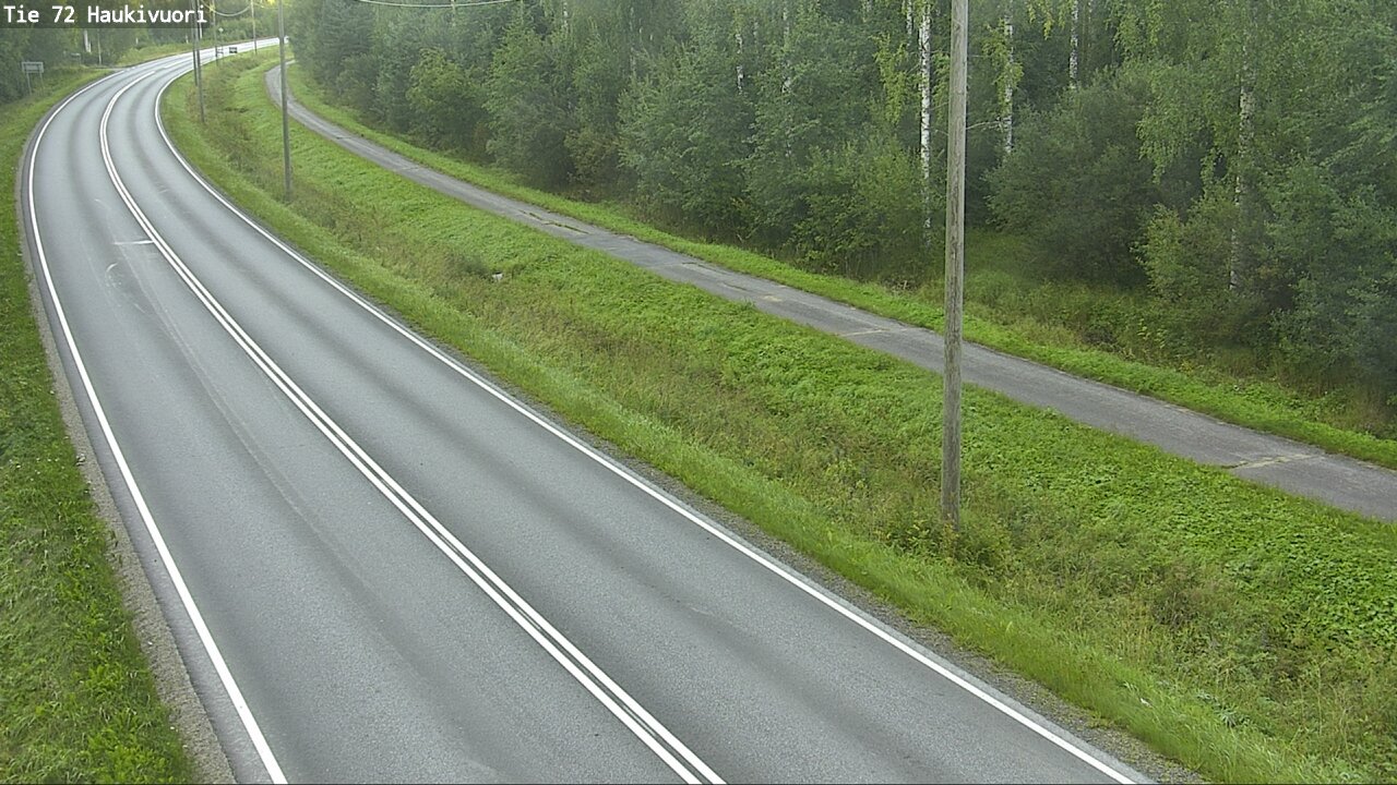Weather Camera Image Road 72 Haukivuori, Mikkeli, Etelä-Savo