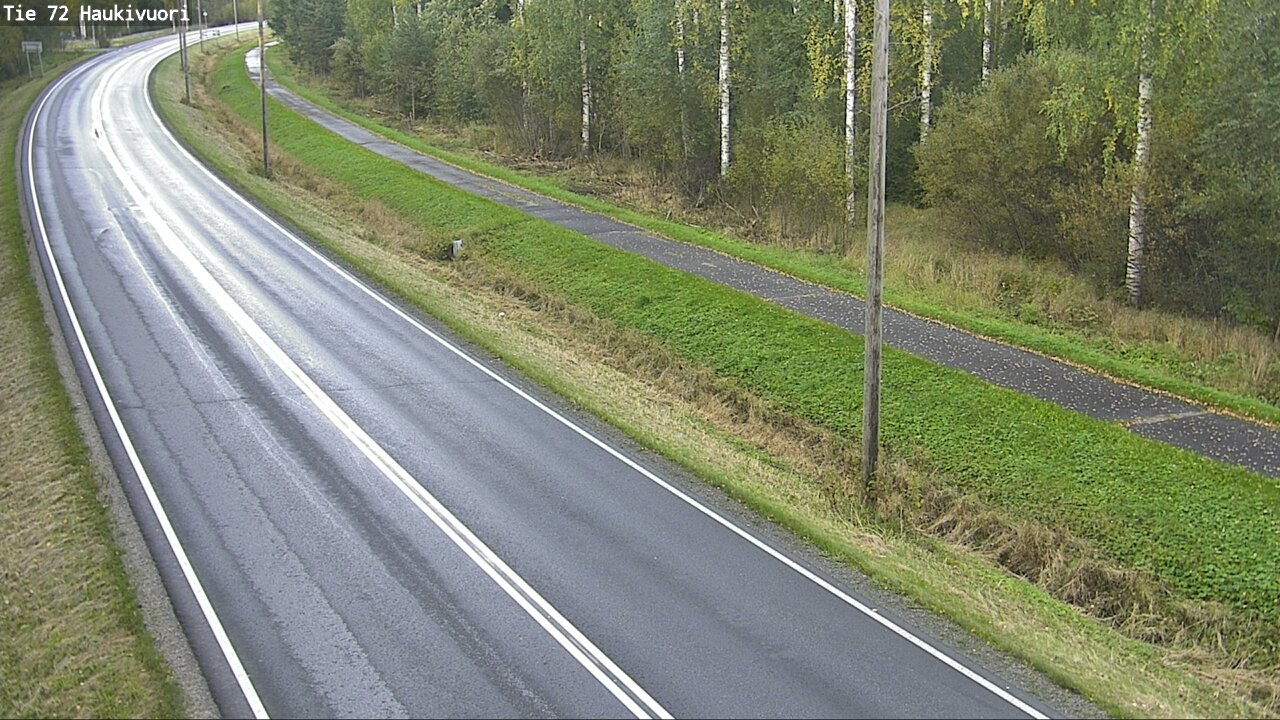 Weather Camera Image Road 72 Haukivuori, Mikkeli, Etelä-Savo