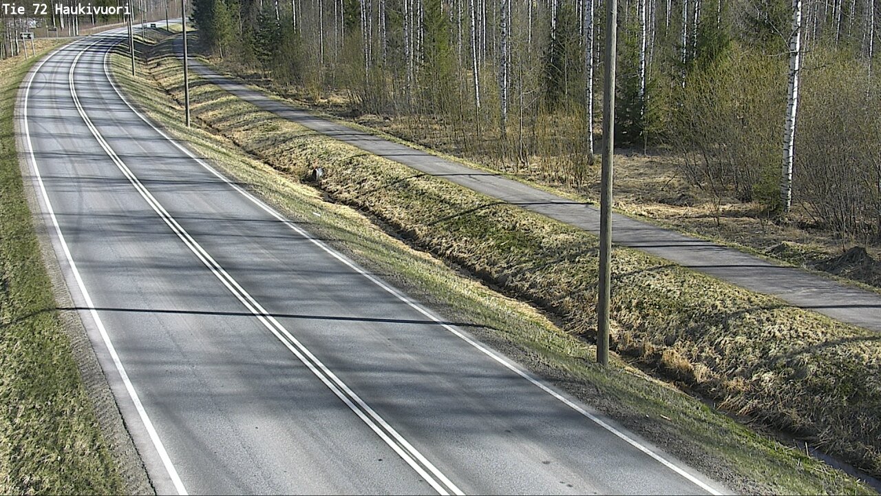 Weather Camera Image Väg 72 Haukivuori, Mikkeli, Etelä-Savo