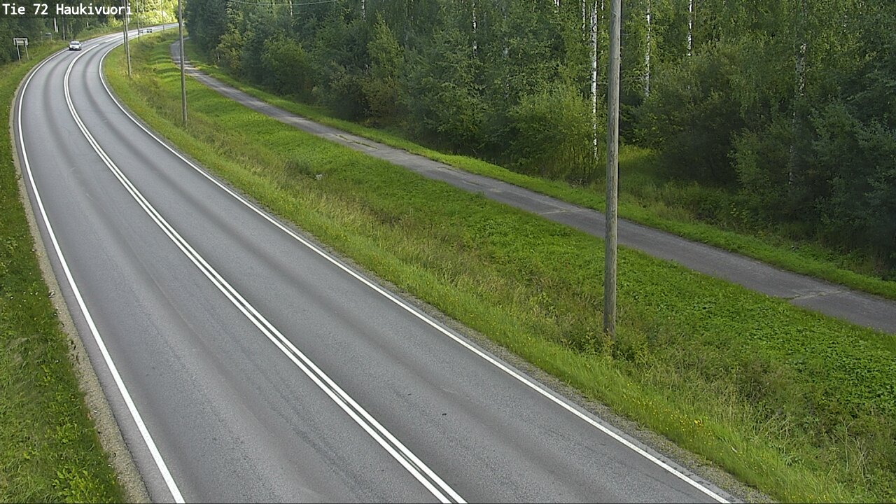 Weather Camera Image Road 72 Haukivuori, Mikkeli, Etelä-Savo