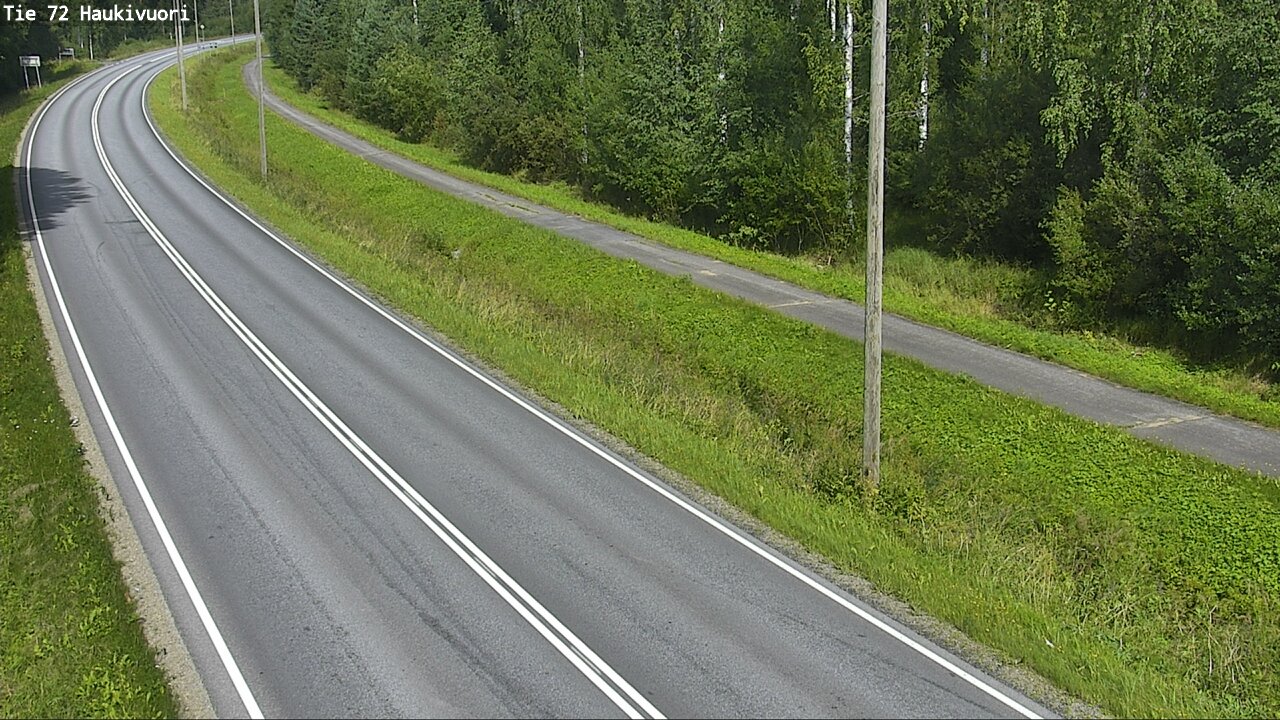 Weather Camera Image Road 72 Haukivuori, Mikkeli, Etelä-Savo