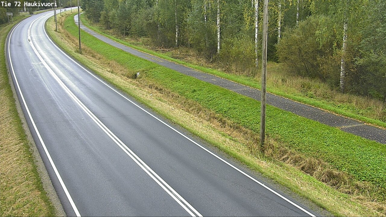 Weather Camera Image Road 72 Haukivuori, Mikkeli, Etelä-Savo
