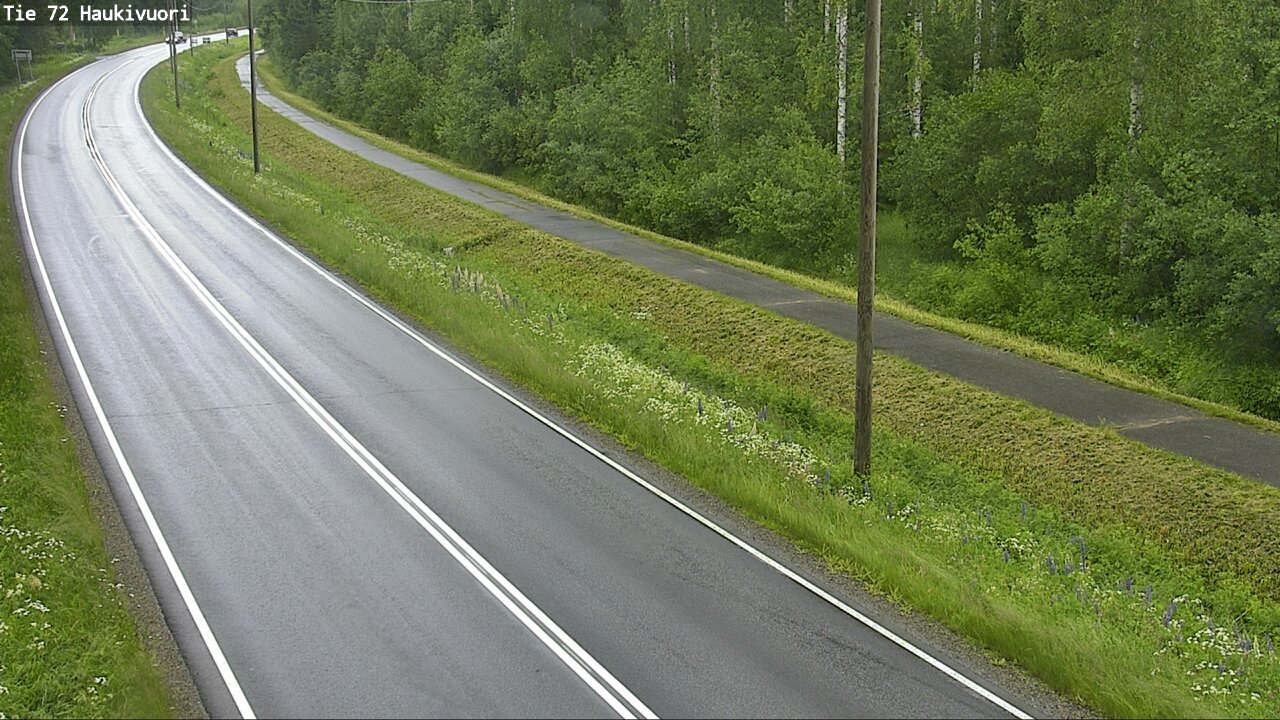 Weather Camera Image Väg 72 Haukivuori, Mikkeli, Etelä-Savo