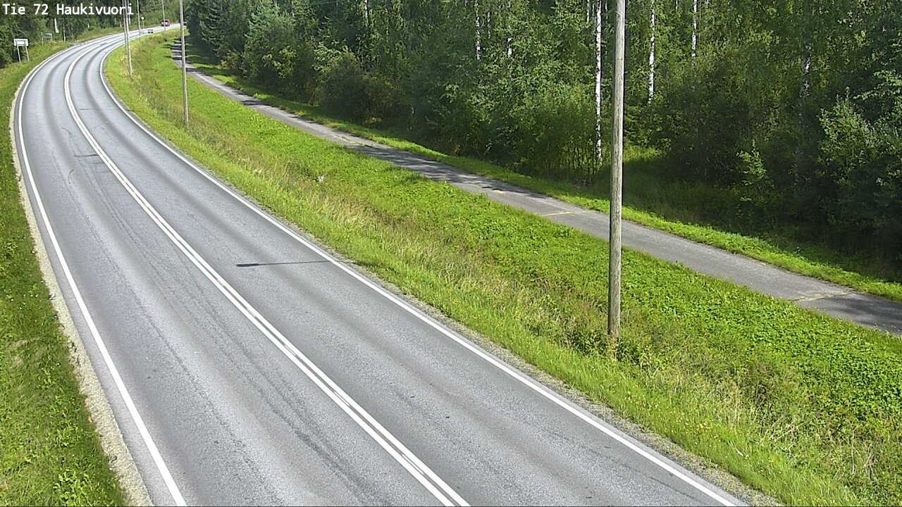 Weather Camera Image Road 72 Haukivuori, Mikkeli, Etelä-Savo