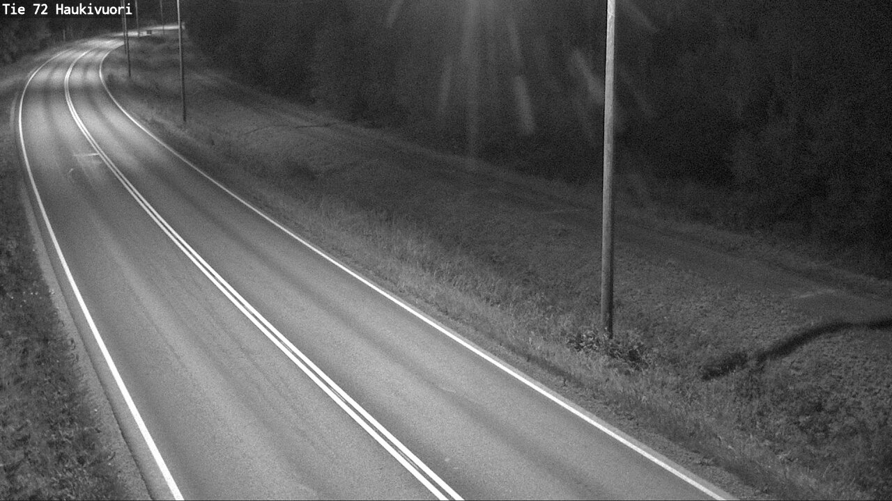 Weather Camera Image Road 72 Haukivuori, Mikkeli, Etelä-Savo