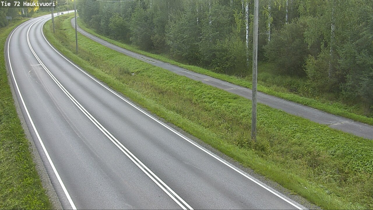 Weather Camera Image Road 72 Haukivuori, Mikkeli, Etelä-Savo