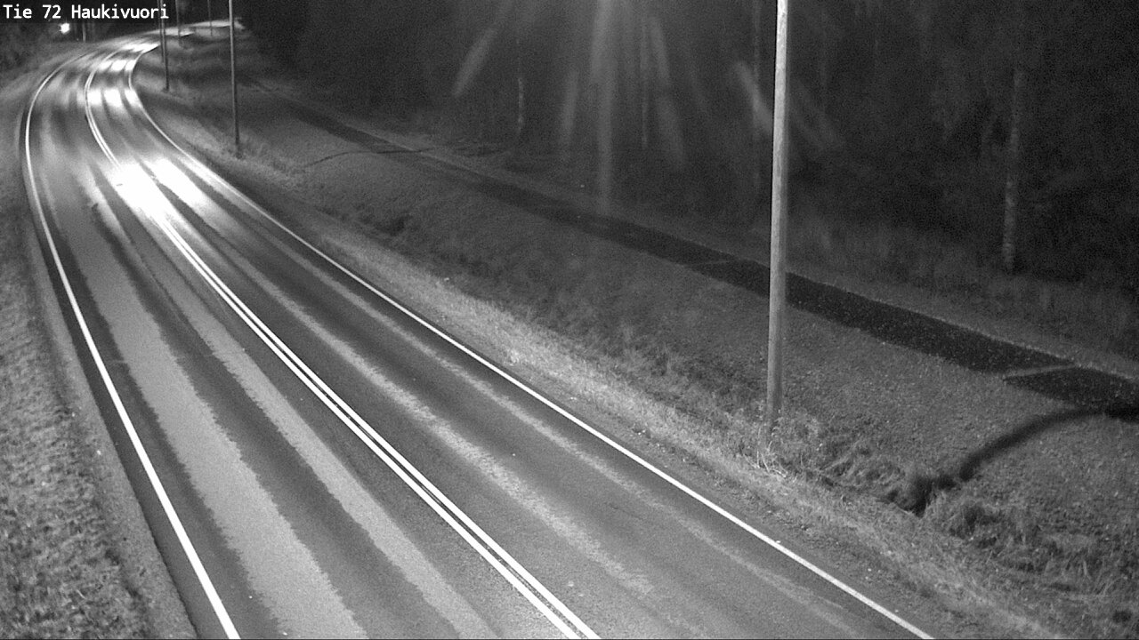 Weather Camera Image Road 72 Haukivuori, Mikkeli, Etelä-Savo