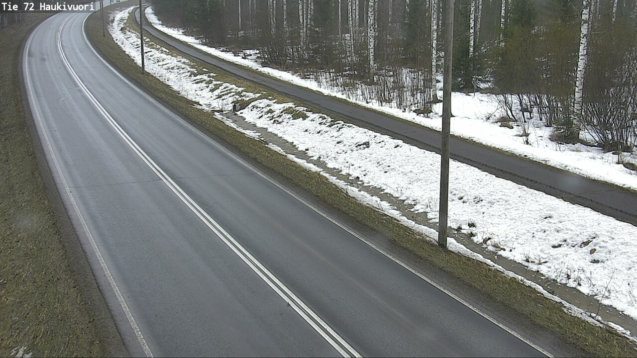 Weather Camera Image Väg 72 Haukivuori, Mikkeli, Etelä-Savo