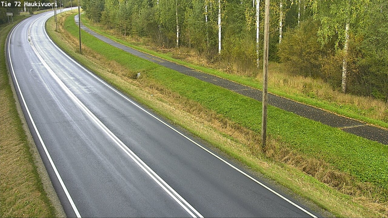 Weather Camera Image Road 72 Haukivuori, Mikkeli, Etelä-Savo