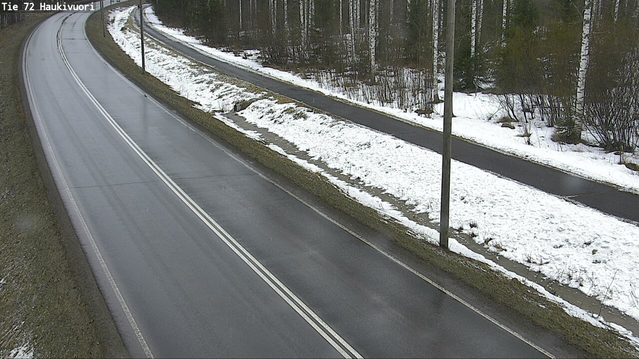 Weather Camera Image Road 72 Haukivuori, Mikkeli, Etelä-Savo