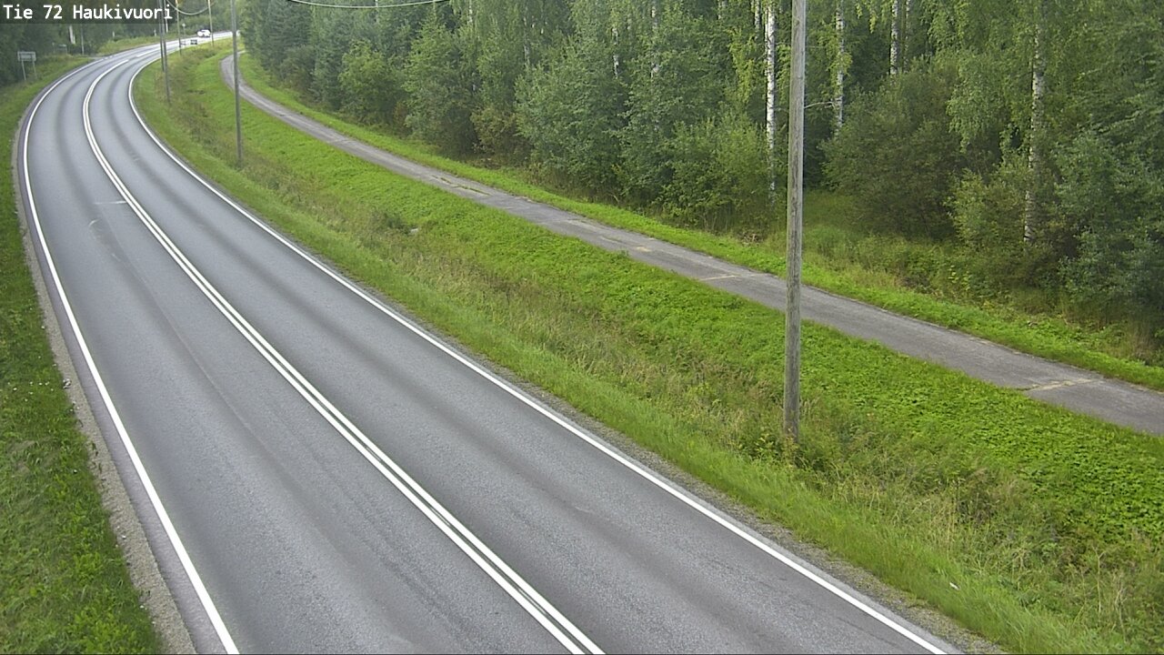 Weather Camera Image Road 72 Haukivuori, Mikkeli, Etelä-Savo