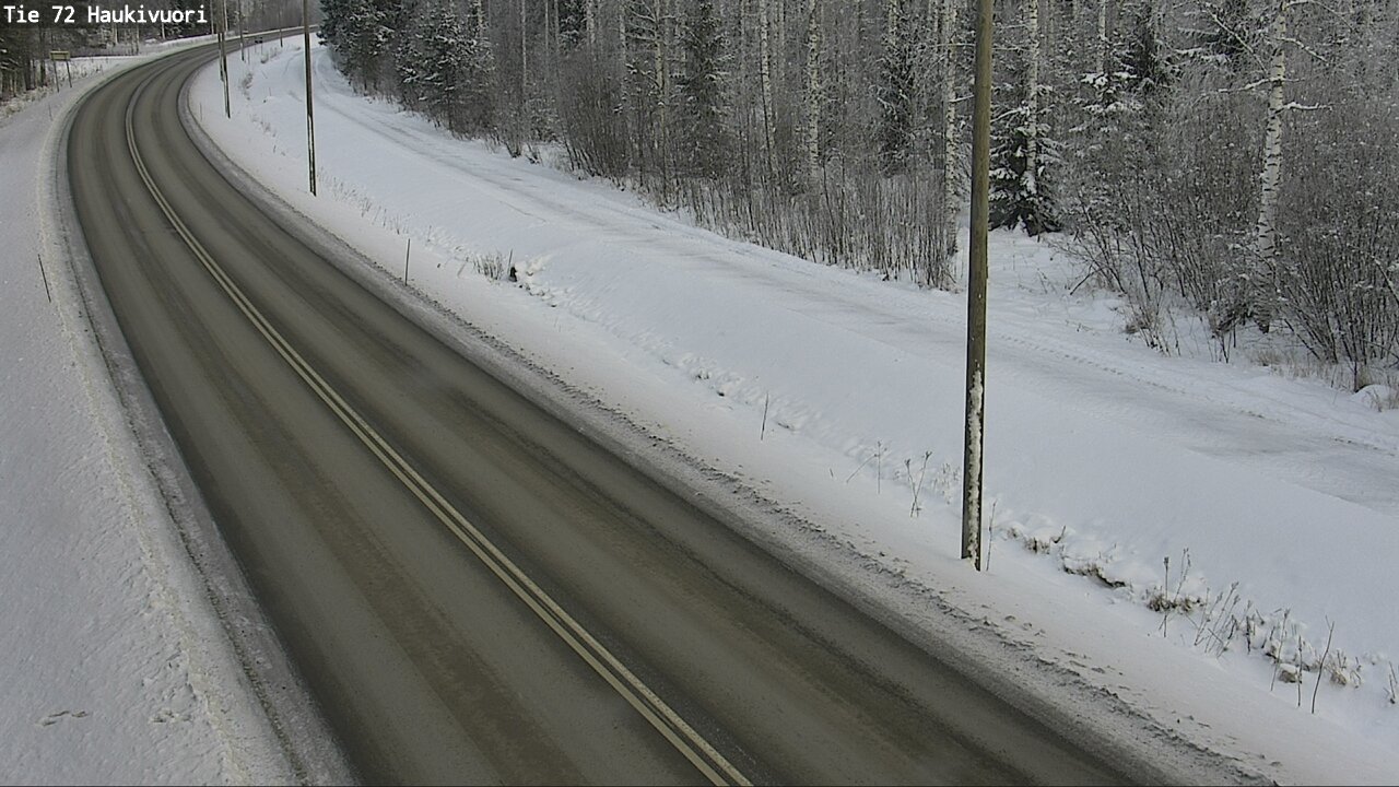 Weather Camera Image Väg 72 Haukivuori, Mikkeli, Etelä-Savo
