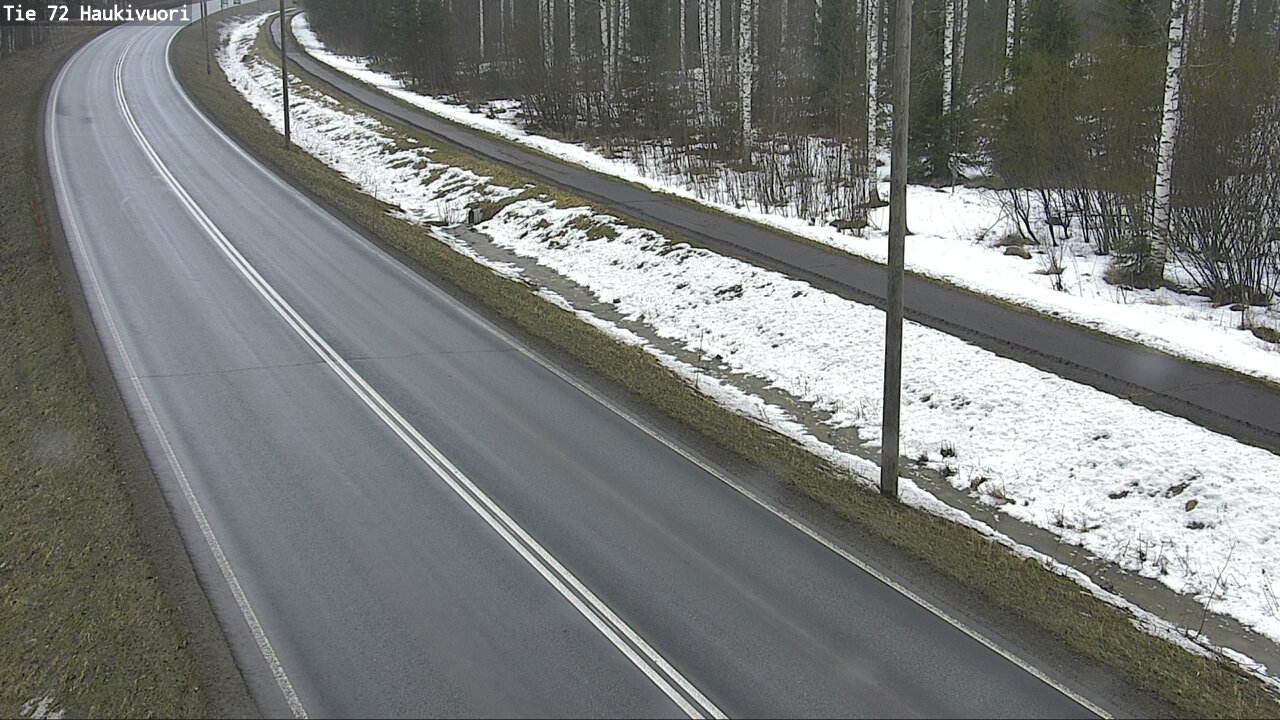 Weather Camera Image Road 72 Haukivuori, Mikkeli, Etelä-Savo