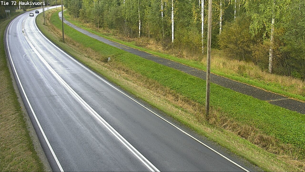 Weather Camera Image Road 72 Haukivuori, Mikkeli, Etelä-Savo
