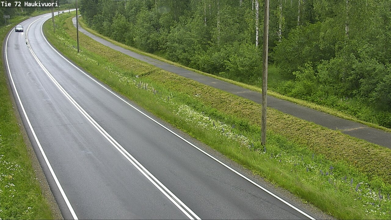 Weather Camera Image Road 72 Haukivuori, Mikkeli, Etelä-Savo