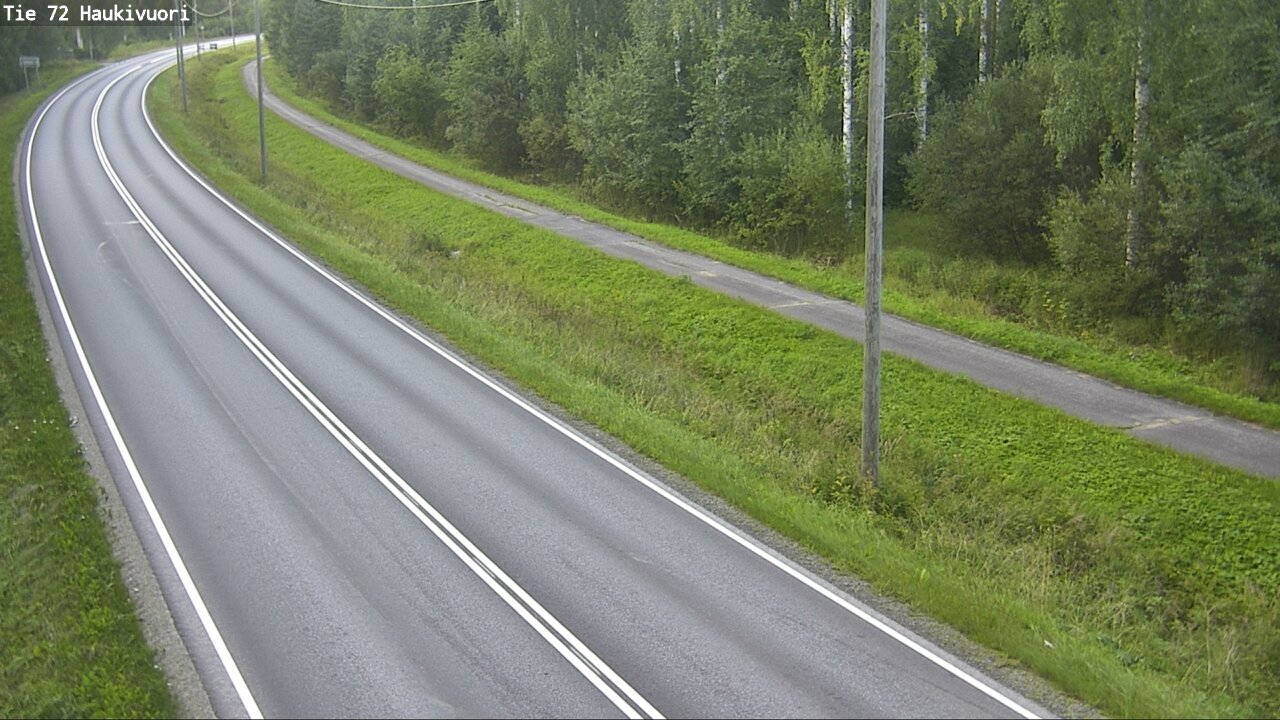 Weather Camera Image Road 72 Haukivuori, Mikkeli, Etelä-Savo