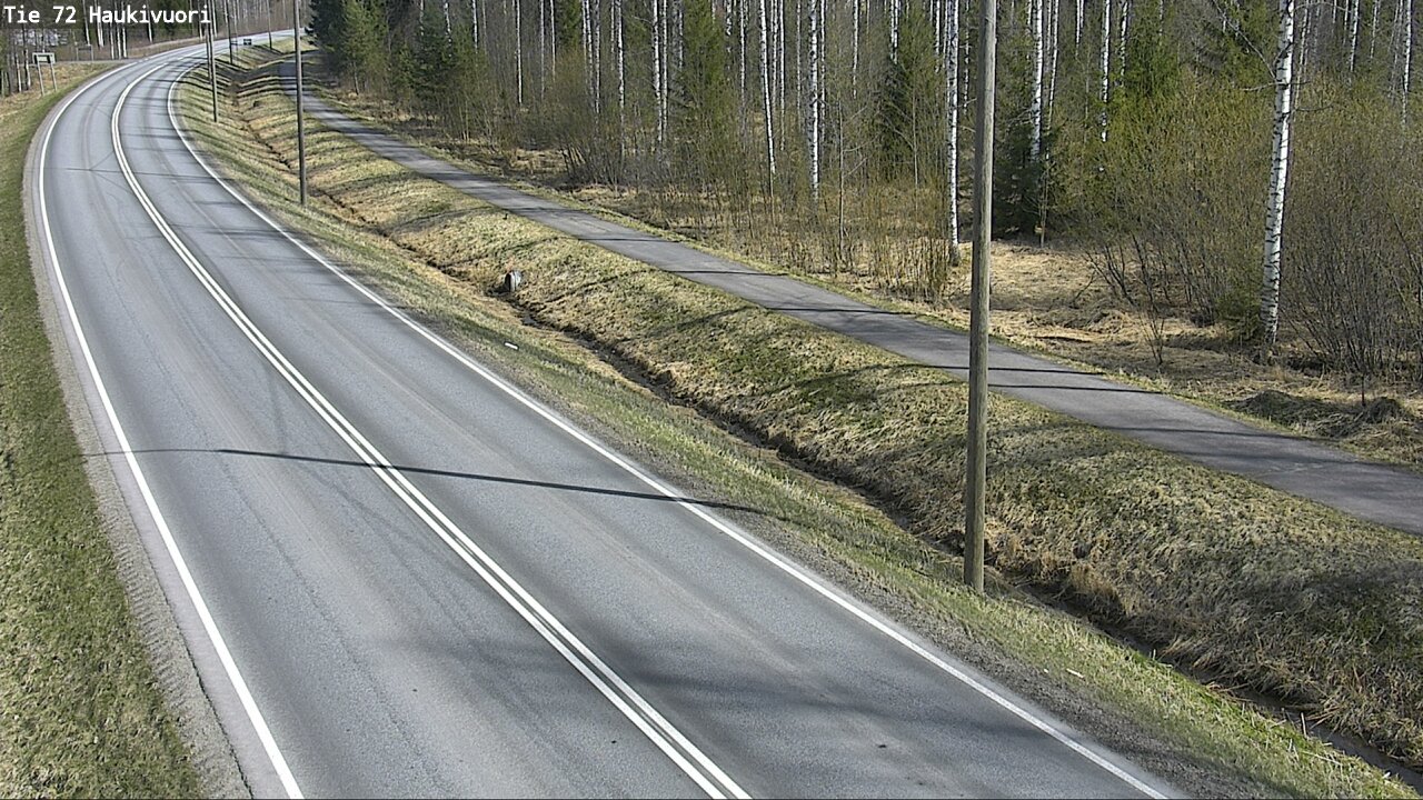 Weather Camera Image Väg 72 Haukivuori, Mikkeli, Etelä-Savo
