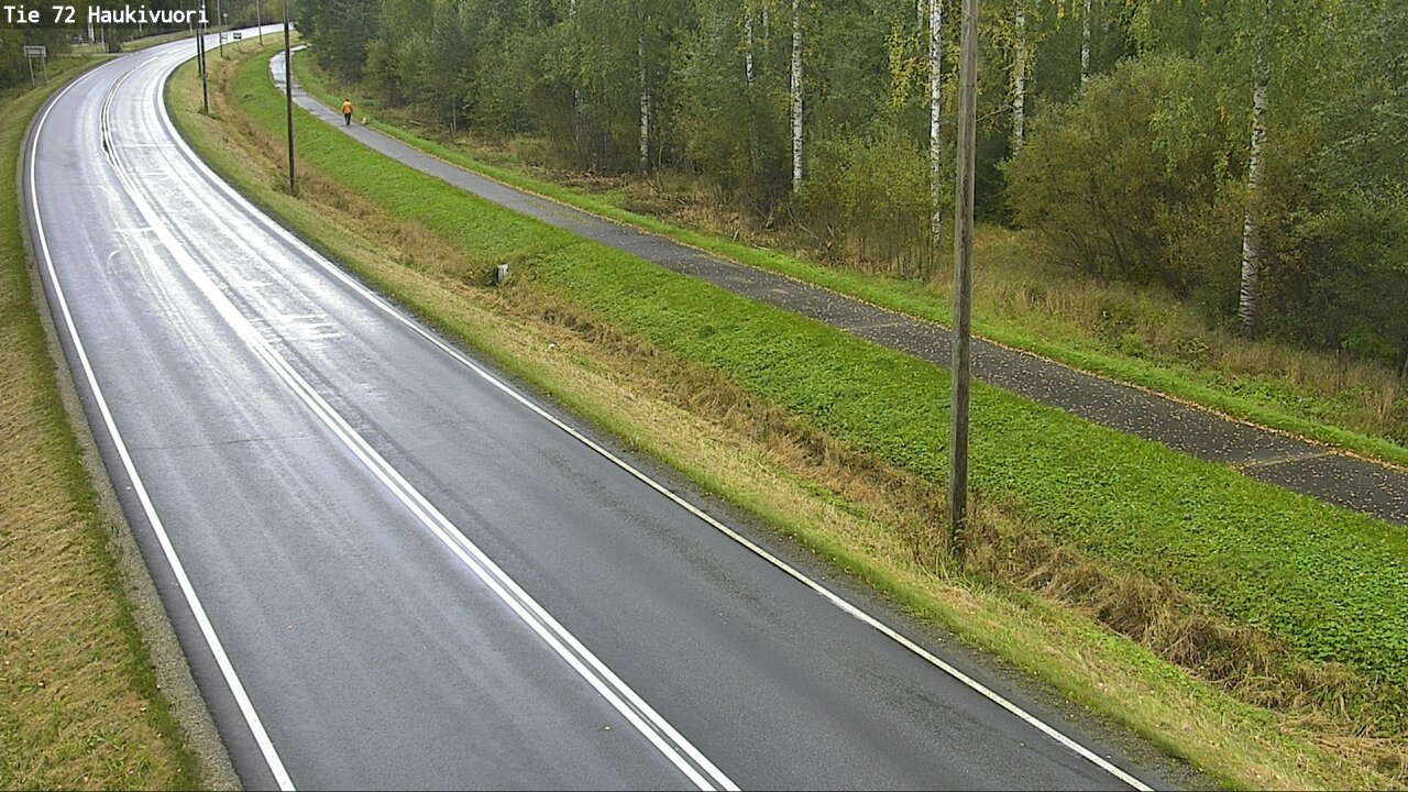 Weather Camera Image Road 72 Haukivuori, Mikkeli, Etelä-Savo