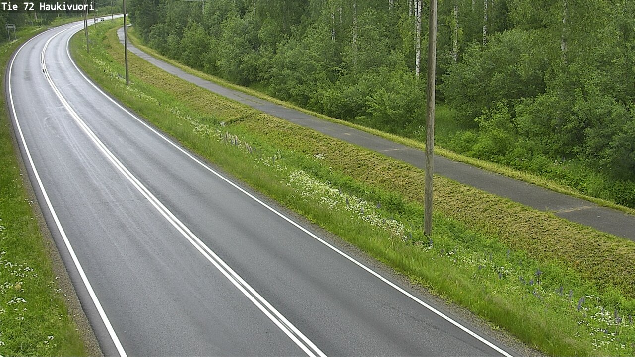 Weather Camera Image Road 72 Haukivuori, Mikkeli, Etelä-Savo