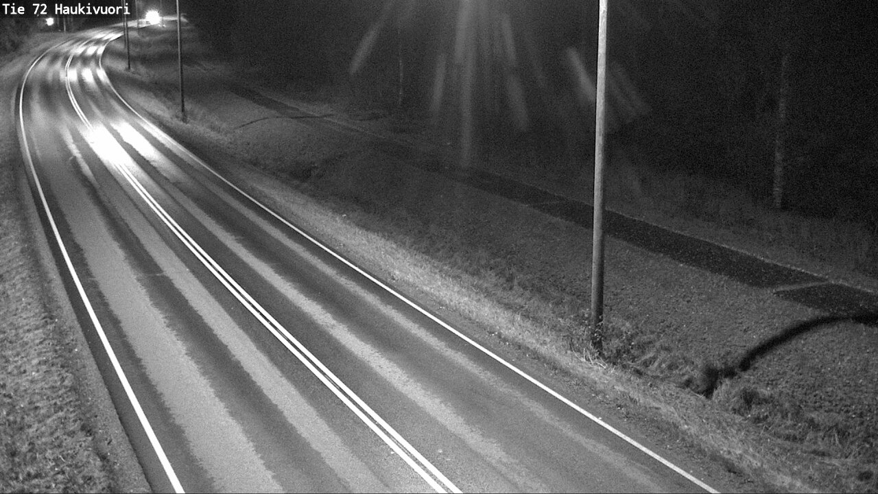 Weather Camera Image Road 72 Haukivuori, Mikkeli, Etelä-Savo