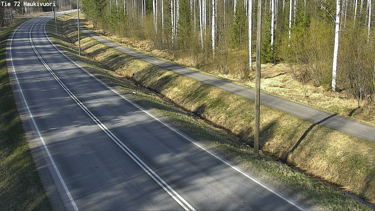 Weather Camera Image Väg 72 Haukivuori, Mikkeli, Etelä-Savo