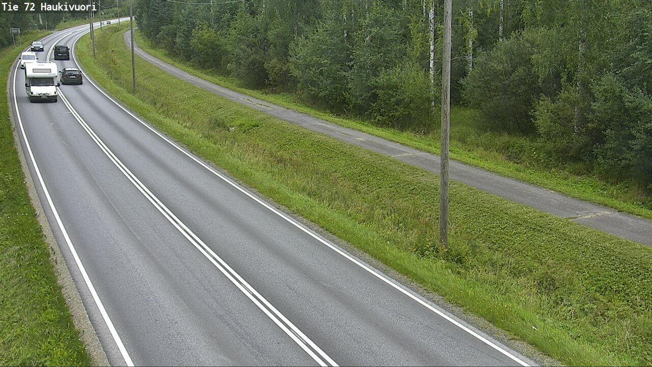 Weather Camera Image Väg 72 Haukivuori, Mikkeli, Etelä-Savo