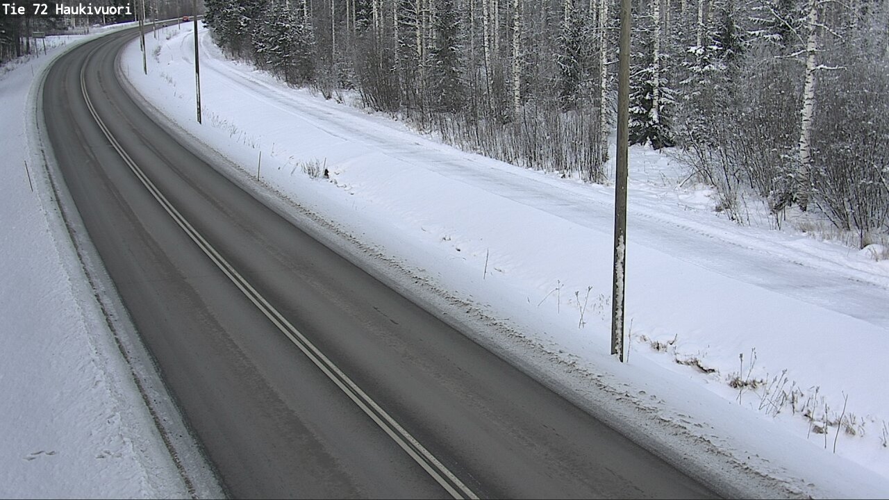 Weather Camera Image Väg 72 Haukivuori, Mikkeli, Etelä-Savo