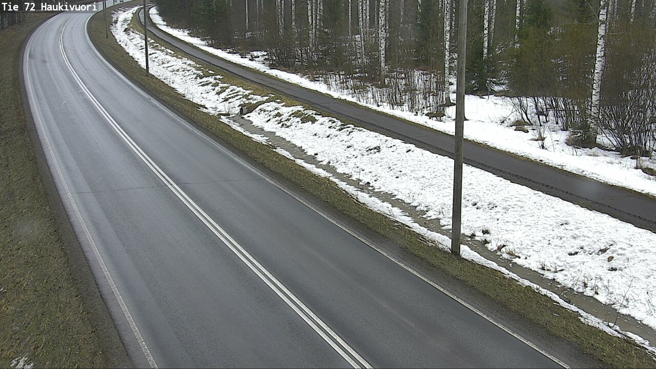 Weather Camera Image Road 72 Haukivuori, Mikkeli, Etelä-Savo