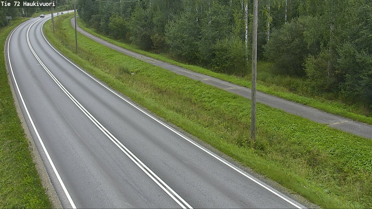 Weather Camera Image Road 72 Haukivuori, Mikkeli, Etelä-Savo