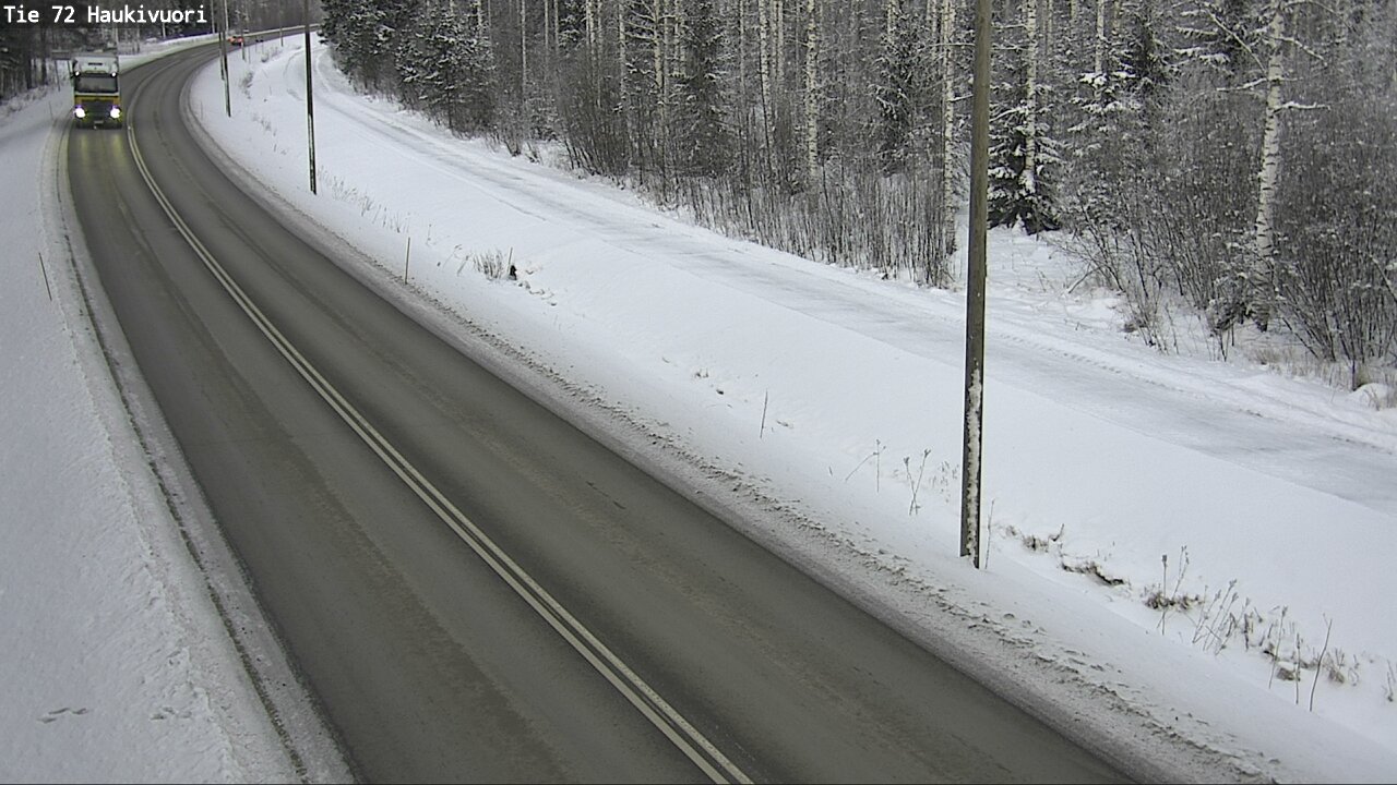 Weather Camera Image Väg 72 Haukivuori, Mikkeli, Etelä-Savo