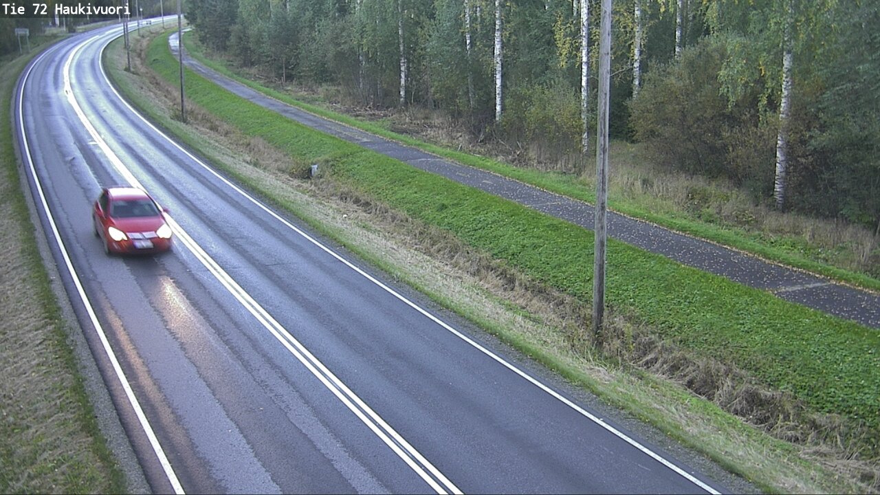 Weather Camera Image Road 72 Haukivuori, Mikkeli, Etelä-Savo