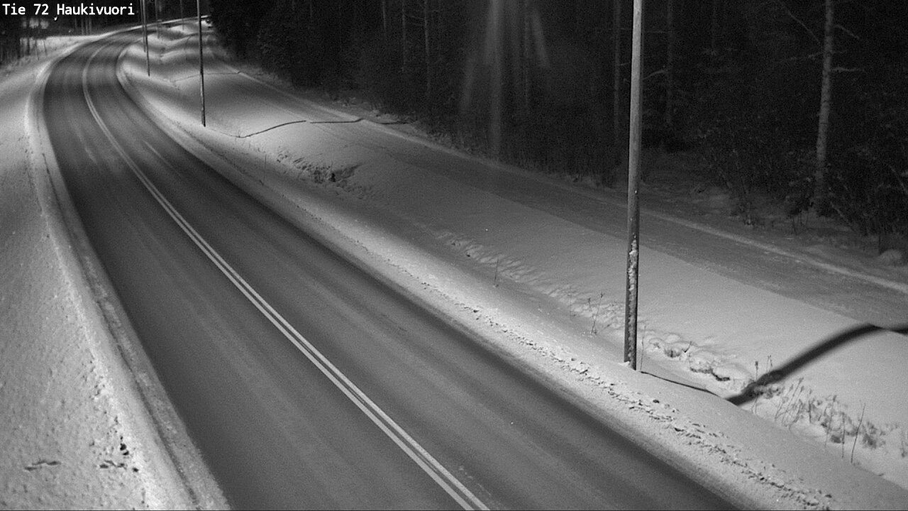 Weather Camera Image Road 72 Haukivuori, Mikkeli, Etelä-Savo