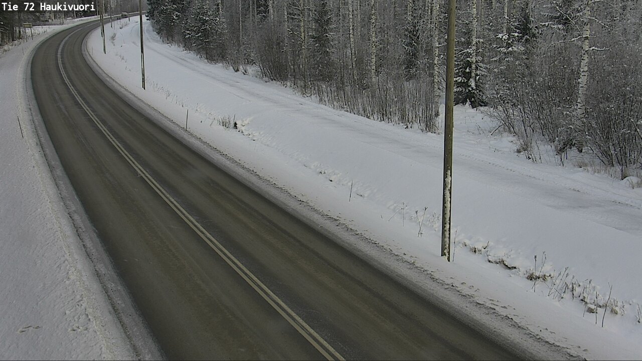 Weather Camera Image Väg 72 Haukivuori, Mikkeli, Etelä-Savo