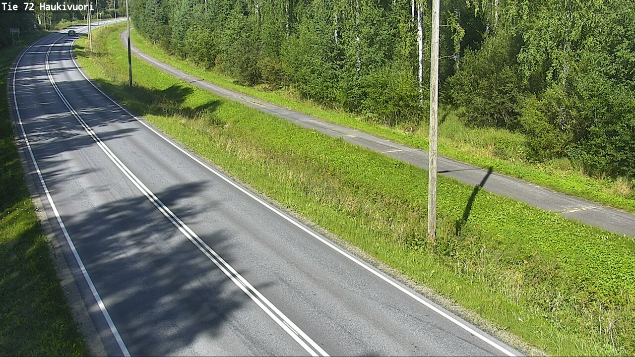 Weather Camera Image Road 72 Haukivuori, Mikkeli, Etelä-Savo