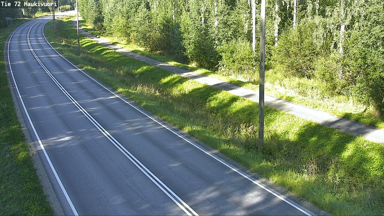 Weather Camera Image Road 72 Haukivuori, Mikkeli, Etelä-Savo