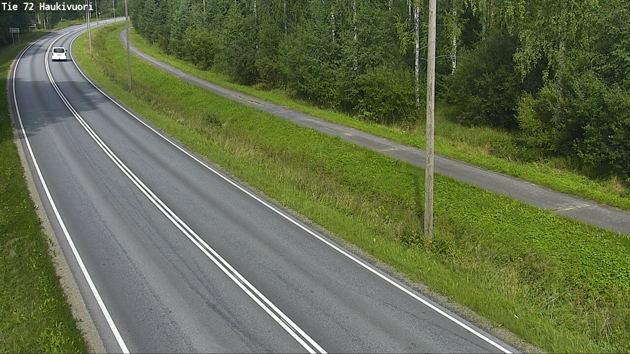 Weather Camera Image Road 72 Haukivuori, Mikkeli, Etelä-Savo