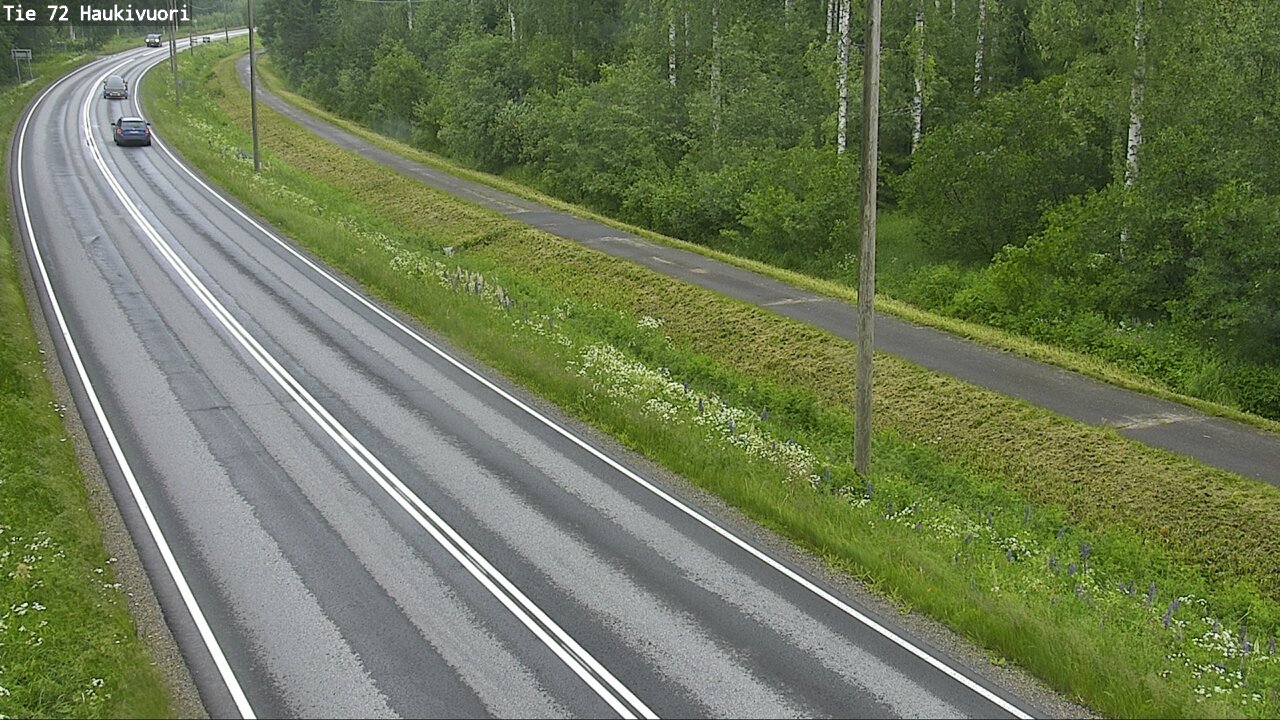 Weather Camera Image Road 72 Haukivuori, Mikkeli, Etelä-Savo