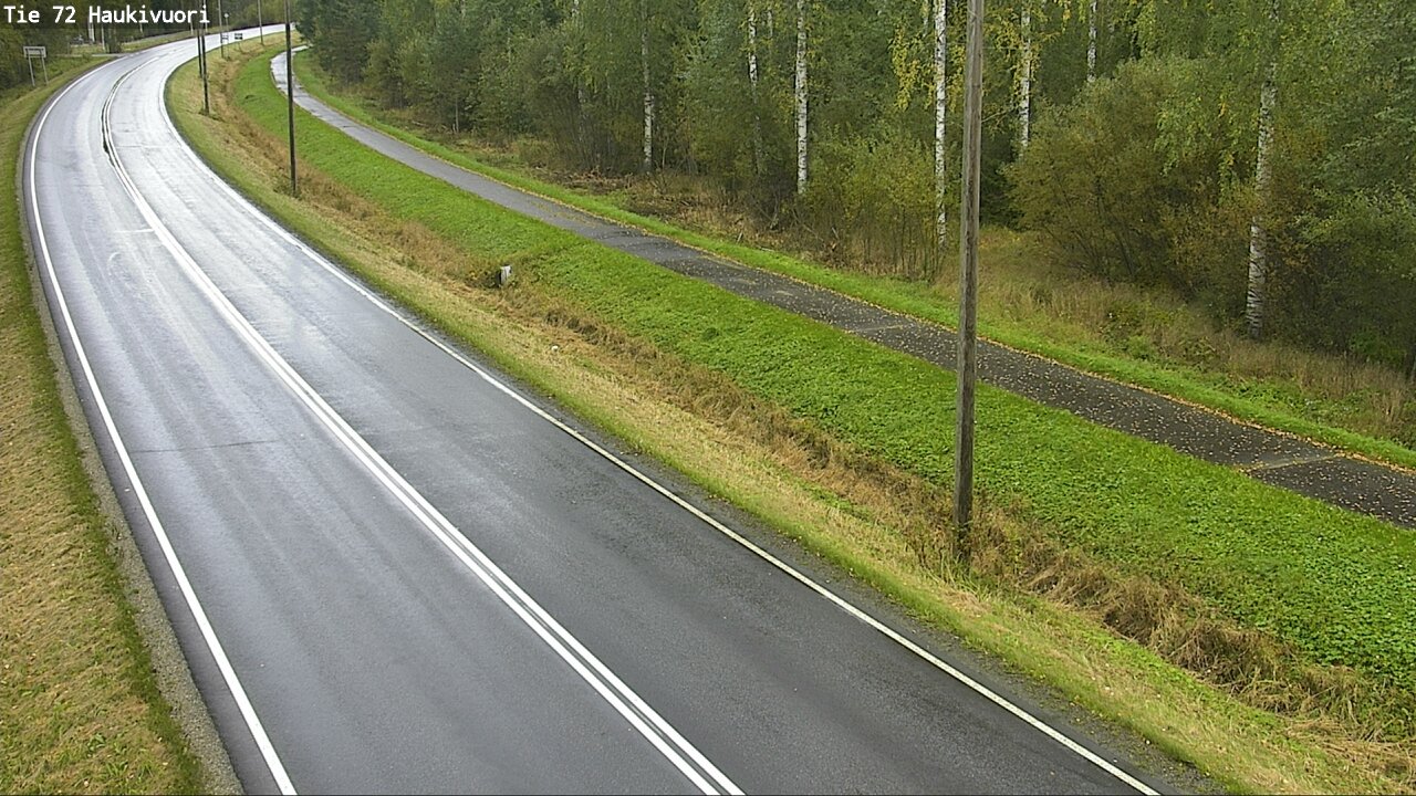 Weather Camera Image Road 72 Haukivuori, Mikkeli, Etelä-Savo
