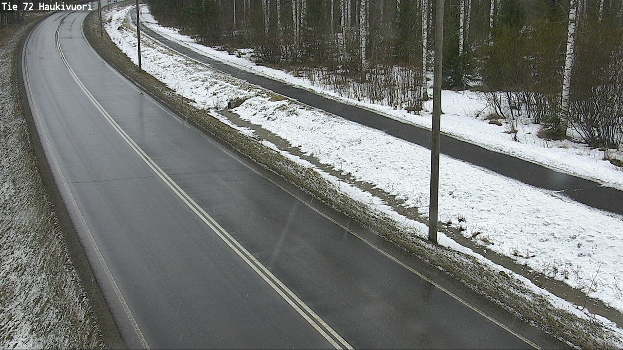 Weather Camera Image Road 72 Haukivuori, Mikkeli, Etelä-Savo