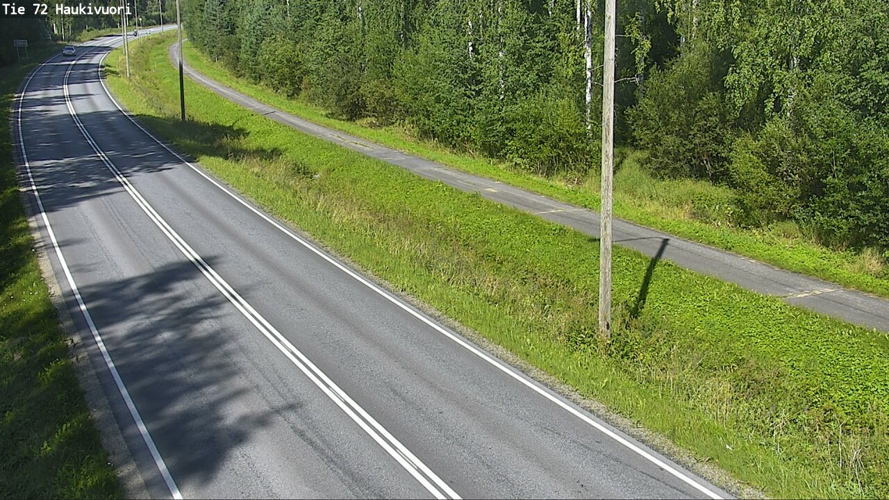 Weather Camera Image Road 72 Haukivuori, Mikkeli, Etelä-Savo